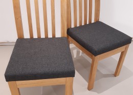 Dining chairs in Ross AquaClean- Hove (Charcoal)