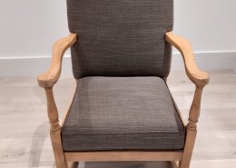Rocking chair in Cristina Marrone- Colore (Anthracite)